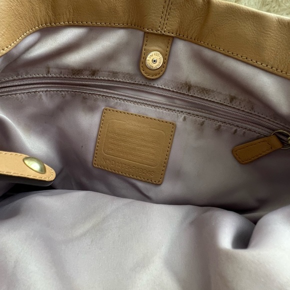 Coach leather brown bag , good condition,see pictures for details - Picture 9 of 9
